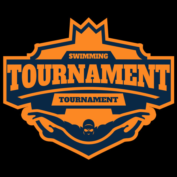 Swimming Tournament logo template Thumbnail