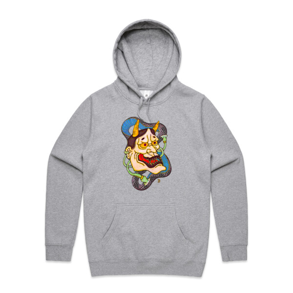 Hannya - ascolour/MENS STENCIL HOOD Thumbnail